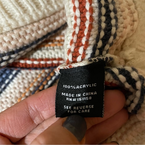 Women’s / Teen’s 525 America Striped Crewneck Sweater Size A - Picture 6 of 6